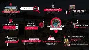Videohive Address & Location Titles Titles template preview