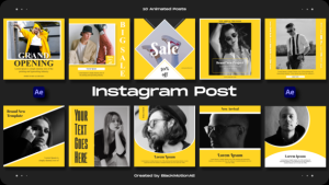 Videohive Instagram Posts v3 Elements template preview