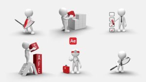 Videohive 3D People Animations 6 Elements template preview