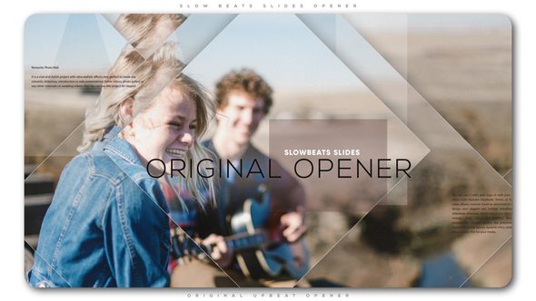 Videohive Slow Beats Slides Opener Openers template preview