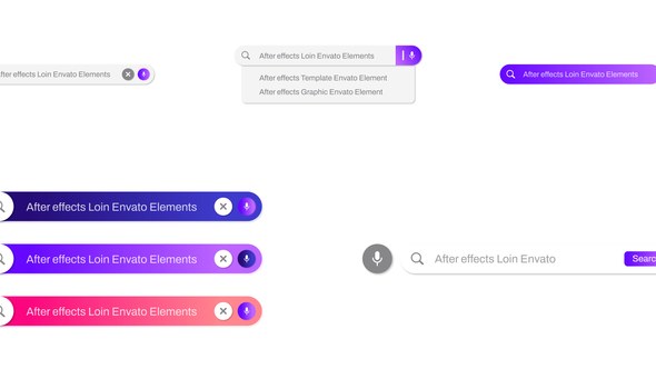 Videohive Search Bar 59428899 Elements template preview
