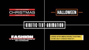 Videohive Kinetic Text Animation 48650780 Titles template preview