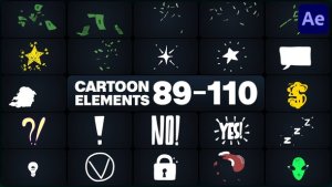 Videohive Cartoon Elements for After Effects 48657785 Elements template preview