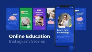 Videohive Education Instagram Stories Openers template preview