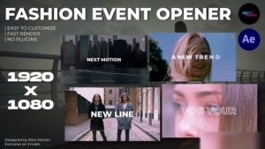 Videohive Fashion Event Opener 47437656 Openers template preview