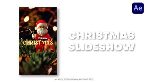 Videohive Christmas Slideshow | Vertical 60909632 Openers template preview