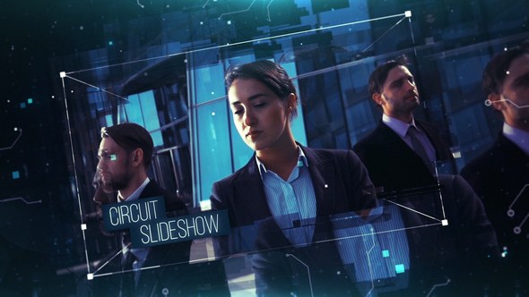 Videohive Circuit Slideshow 21626959 Video Displays template preview