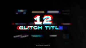 Videohive Glitch Titles | After Effects 49177469 Titles template preview