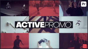 Active Promo Premiere Pro template preview