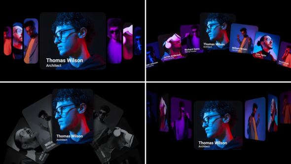 Videohive Carousel Sliders Gallery Video Displays template preview