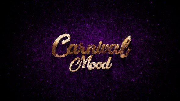 Gold Dust Reveal Video Displays template preview