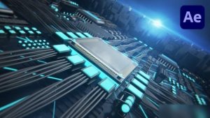 Videohive CPU 3D Technology Logo Intro Logo Stings template preview