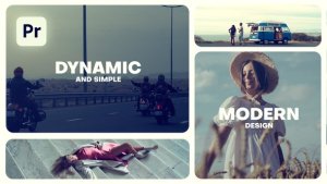 Slideshow Multiscreen Intro Premiere Pro template preview