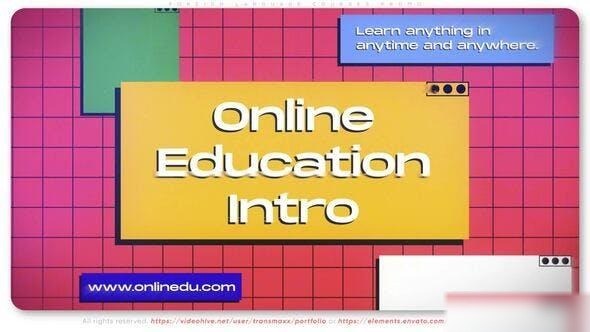 Videohive Foreign Language Courses Promo Openers template preview