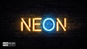 Videohive Neon Tube Logo Reveal Logo Stings template preview