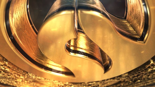 Videohive Gold Element Logo Openers template preview