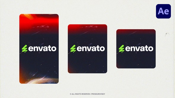 Videohive Vertical Grunge Film Logo Logo Stings template preview