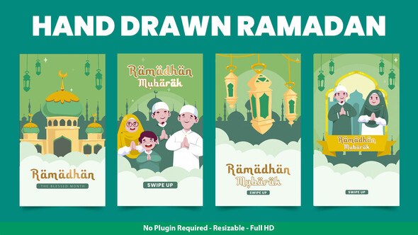Videohive Ramadan Stories 44173399 Ramadan template preview