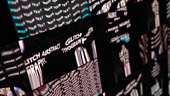 Videohive RGB Abstract Posters Titles template preview