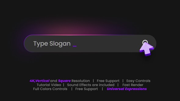 Videohive Search Bar logo 59402478 Openers template preview