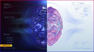 Videohive HUD UI SCREEN 1/ AI Display/ Brain/ Core/ Hitech/ Blockchain/ Processor/ Data Analysis/ Infographics Infographics template preview