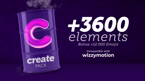 Videohive Create Pack Elements template preview
