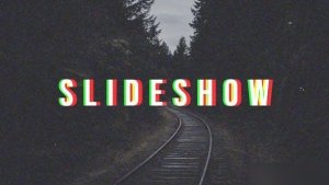 Videohive Melancholy Glitch Slideshow Openers template preview