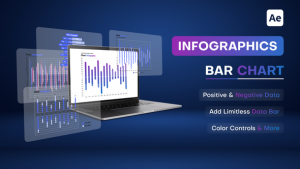 Videohive Bar Chart - Positive & Negative Infographics template preview