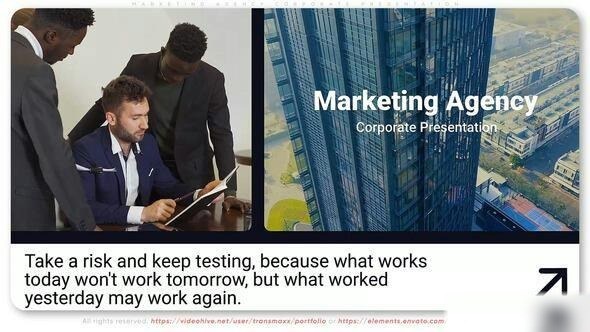 Videohive Marketing Agency Corporate Presentation Openers template preview