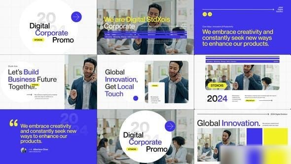 Videohive Digital Corporate Promo 51372113 Openers template preview