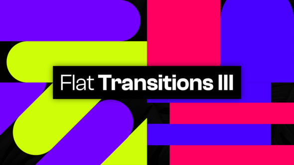 Videohive 25 Flat Transitions III Broadcast-packages template preview