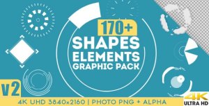 Shapes & Elements Graphic Pack Video Displays template preview