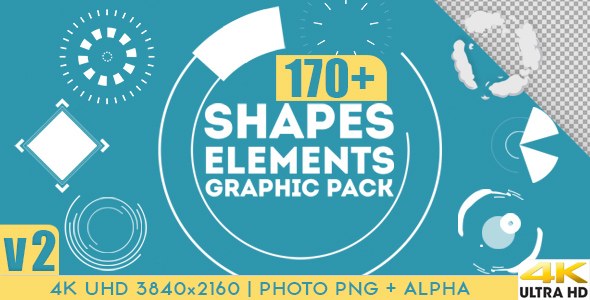 Shapes & Elements Graphic Pack Video Displays template preview