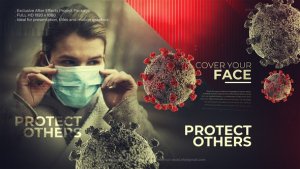 Videohive Covid-19 Safety Cinematic Title Video Displays template preview