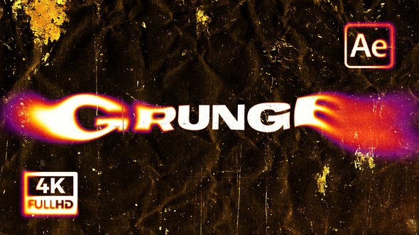 Videohive Grunge Logo Intro 56581845 Logo Stings template preview