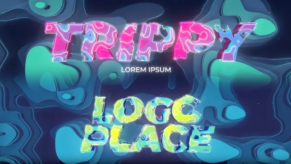 Videohive Trippy Opener Logo & Title Logo Stings template preview