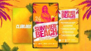 Videohive Animated Nightclub Flyer Template 59252381 Video Displays template preview