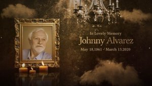 Funeral Memorial Card | MOGRT Premiere Pro template preview