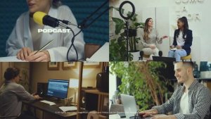 Videohive Podcast Intro Opener | 4 In 1 Openers template preview