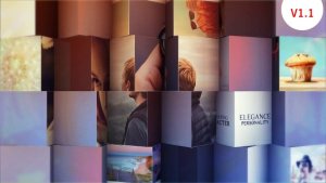 Videohive 3D Colorful Cubes Display Video Displays template preview