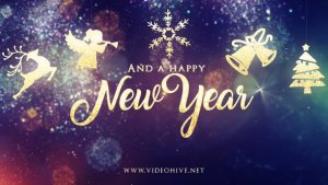 Christmas Wishes Video Displays template preview