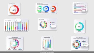 Videohive Infographics Glass Titles Titles template preview