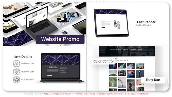 Videohive Website Promo Z09 Product Promo template preview