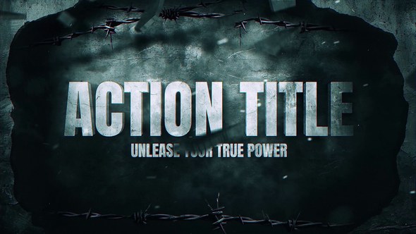 Videohive Action Title Pro Titles template preview
