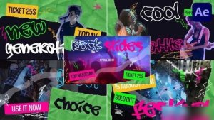 Videohive Rock Slides for After Effects 52257174 Openers template preview