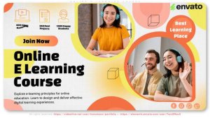 Videohive Online E Learning Course Openers template preview