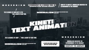 Videohive Kinetic Text Animation 47429507 Titles template preview