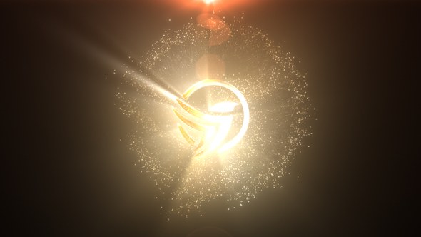 Videohive Neon And Particles Logo Reveal Logo Stings template preview