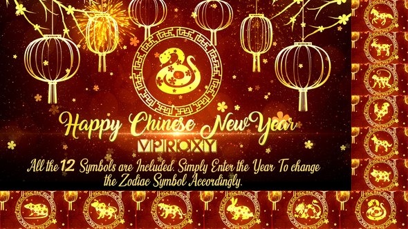 Videohive Chinese New Year Wishes 21344961 Openers template preview