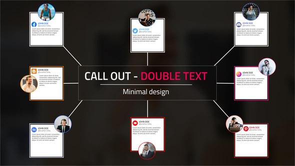 Videohive Comment Call - Out Elements template preview